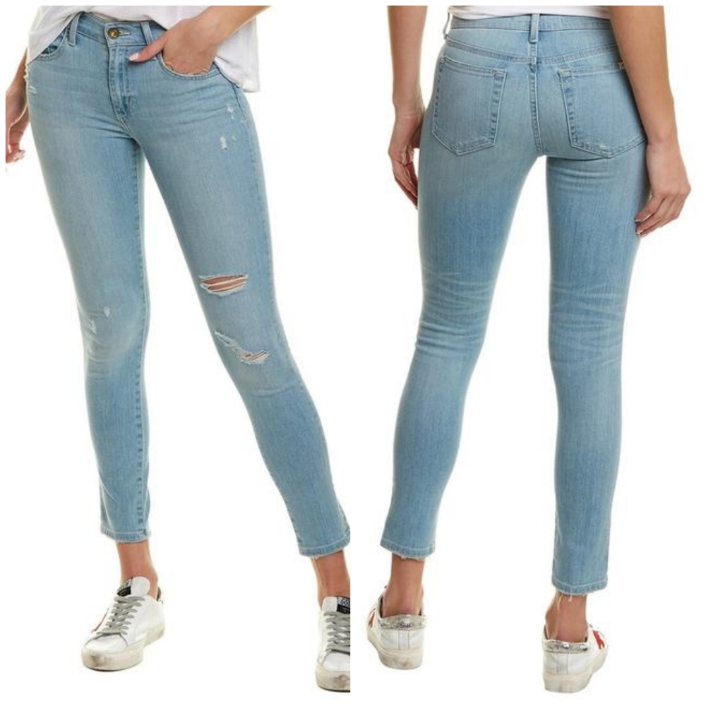 Joe's Jeans Distressed Skinny Ankle Denim Jeans